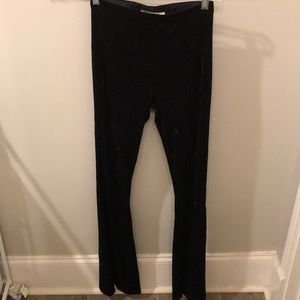 Flare velvet pants